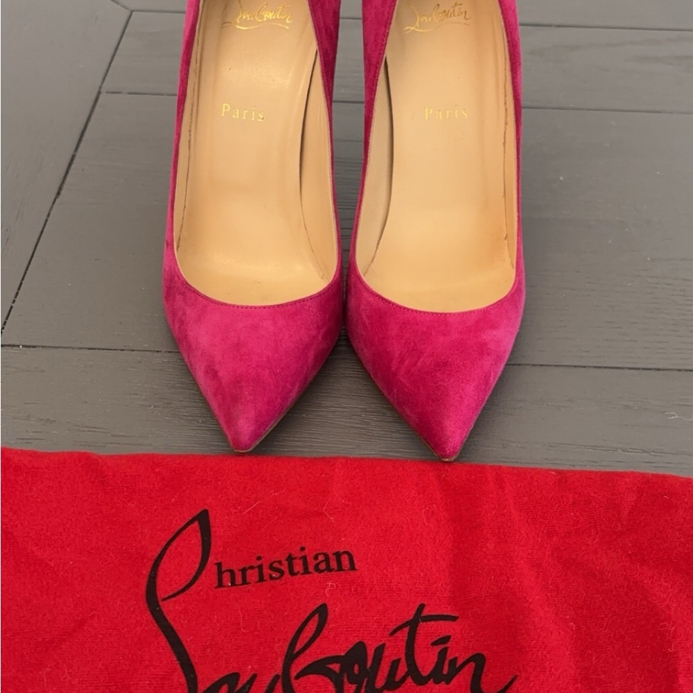 Hot Pink Christian Louboutin heels